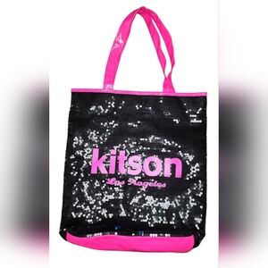 Kitson LA Sequin Shoulder Tote